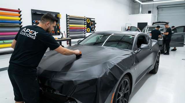 推特改装视频 - 车身贴膜改色视频教程